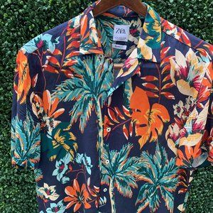 Zara Summer Floral Button Down